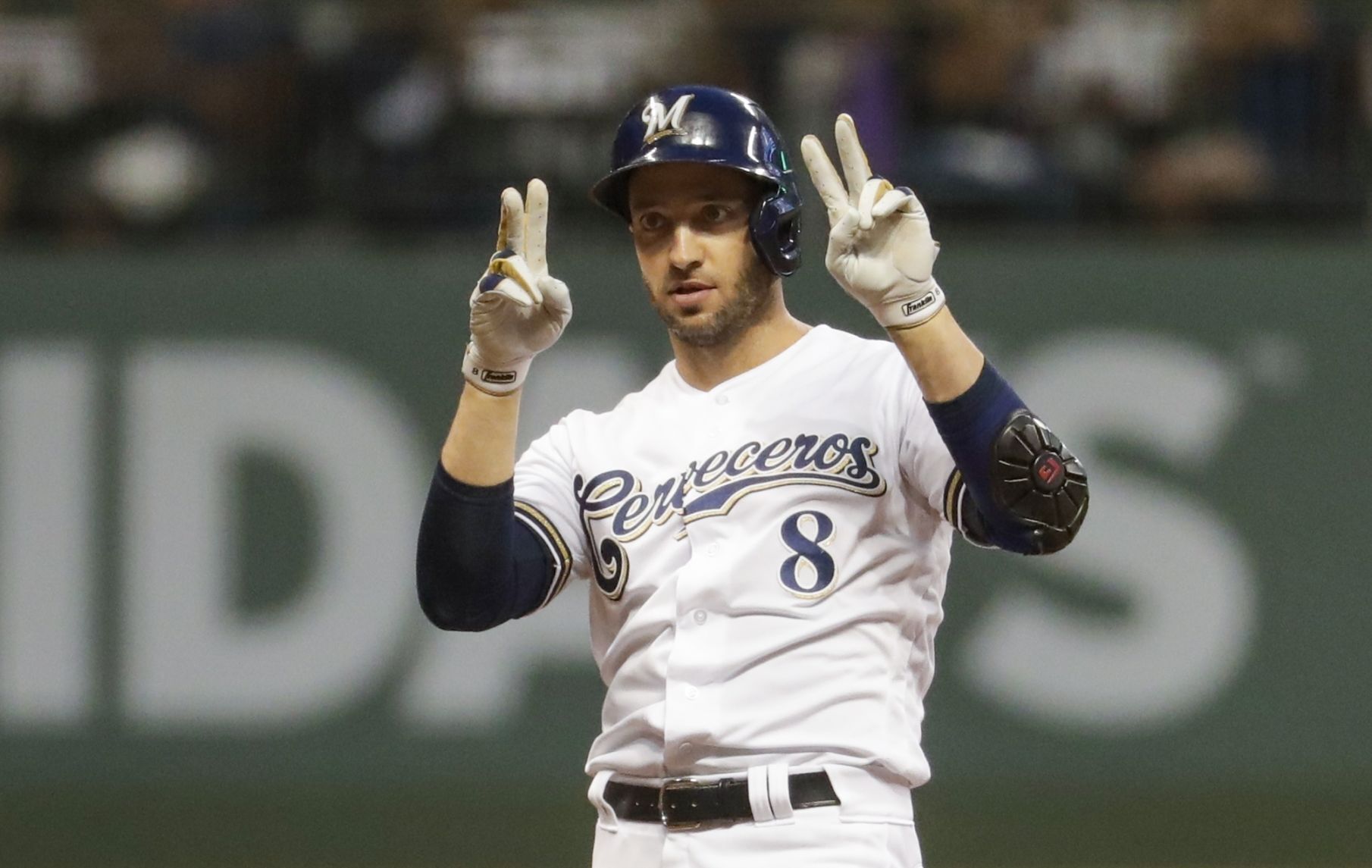 Padres Brewers Baseball